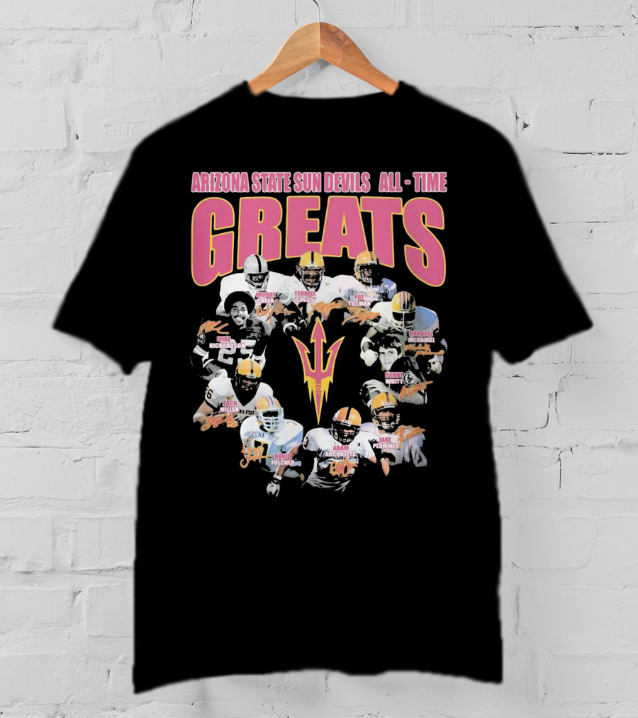 Arizona State Sun Devils All-Time Greats T-Shirt