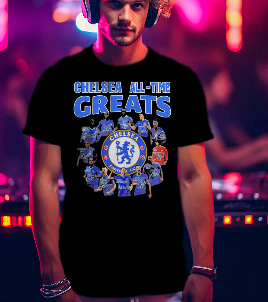 Chelsea All-Time Greats Featuring Legends Of Chelsea Football Club T-Shirt