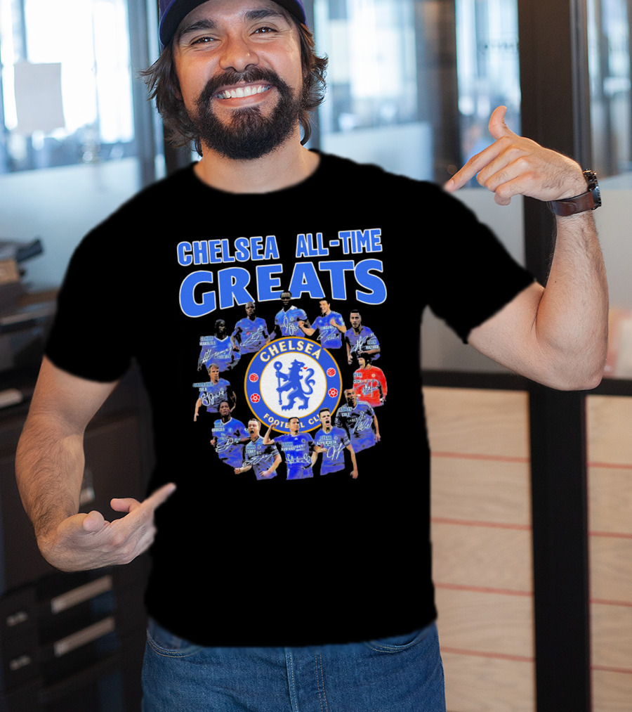 Chelsea All-Time Greats Featuring Legends Of Chelsea Football Club T-Shirt