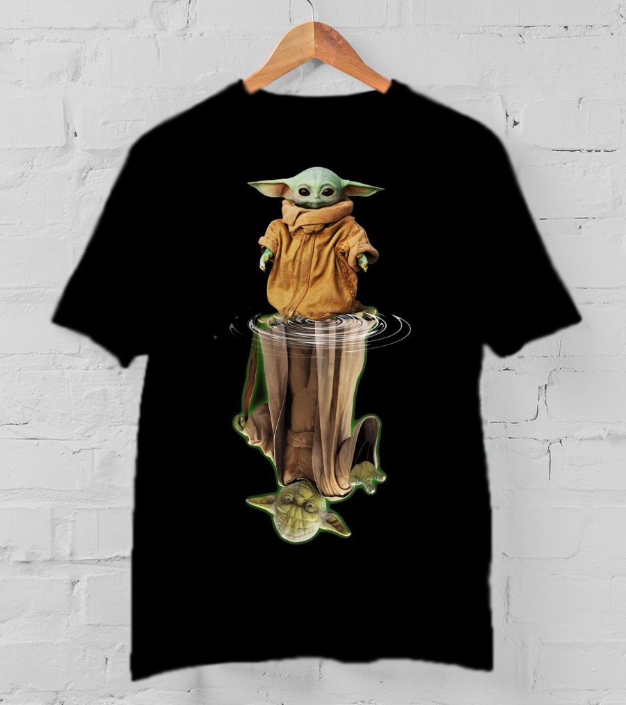 Baby Yoda Reflection Of Master Yoda T-Shirt