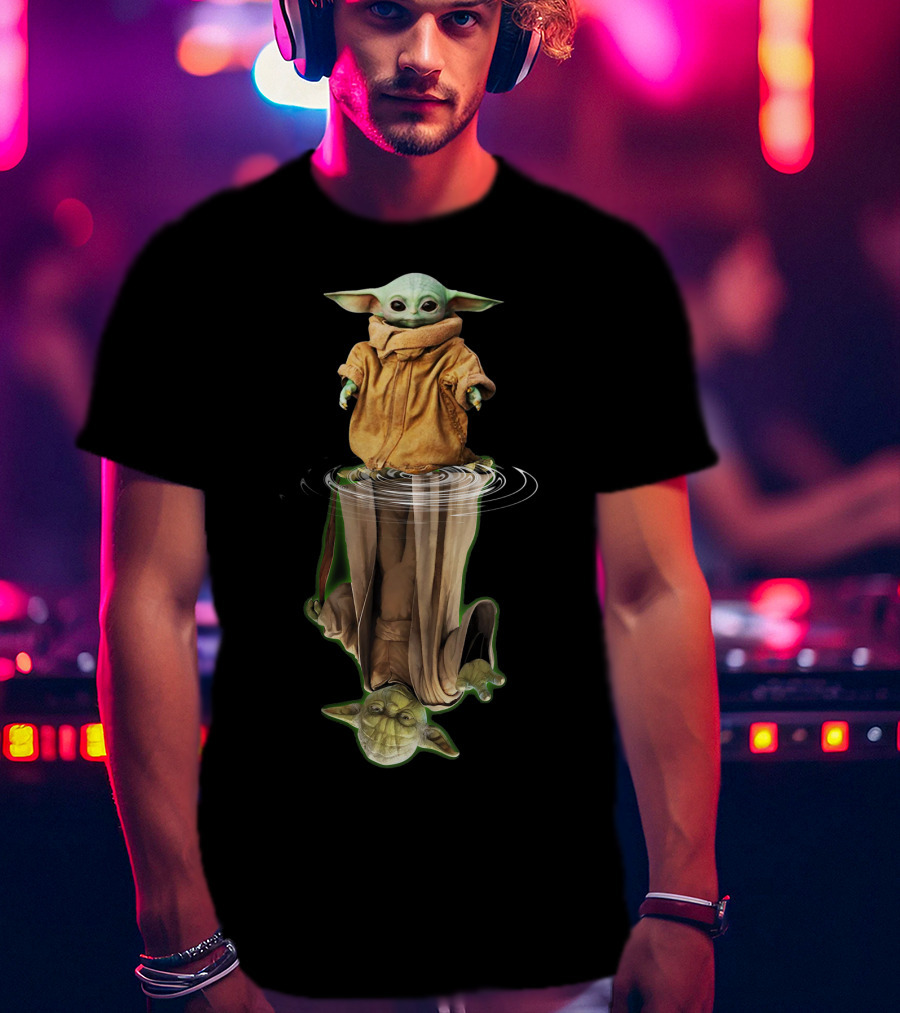 Baby Yoda Reflection Of Master Yoda T-Shirt