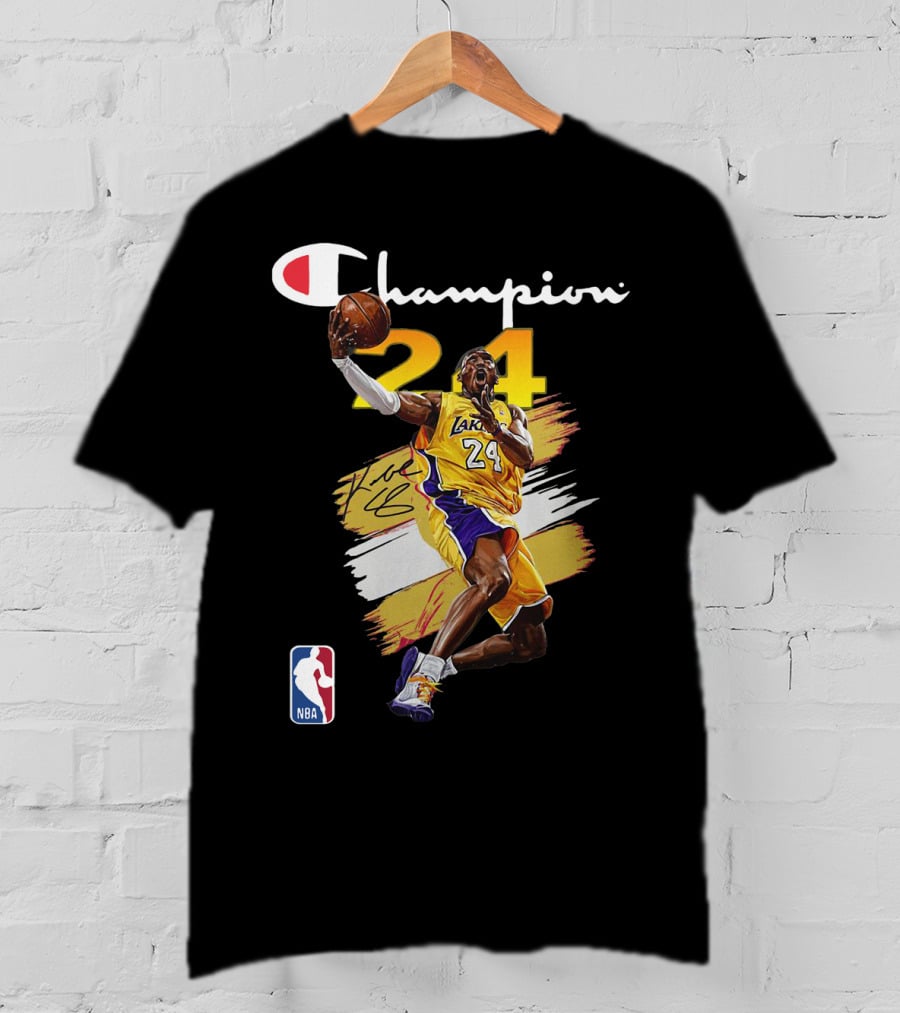 Champion NBA Los Angeles Lakers Kobe Bryant #24 T-Shirt