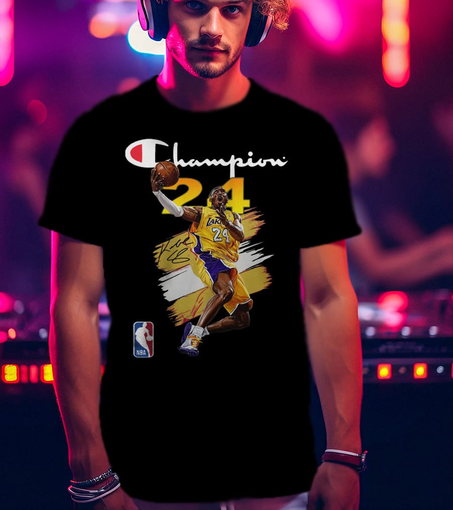 Champion NBA Los Angeles Lakers Kobe Bryant #24 T-Shirt