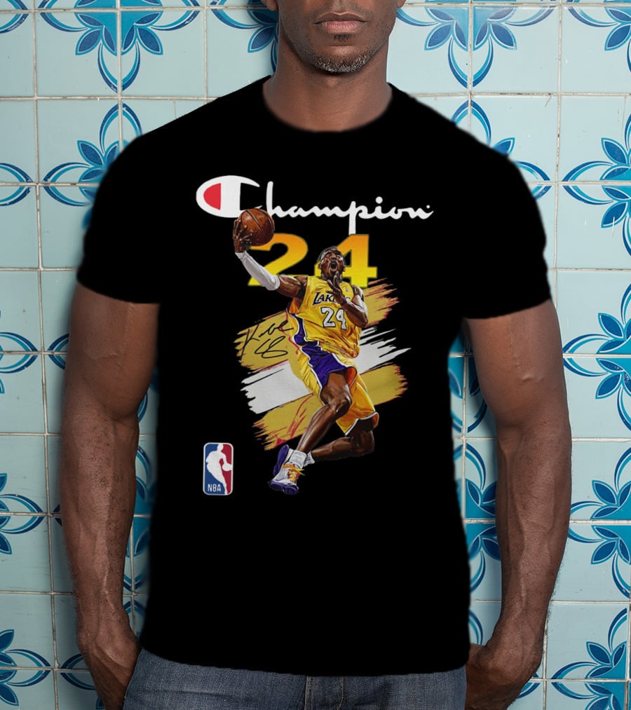 Champion NBA Los Angeles Lakers Kobe Bryant #24 T-Shirt