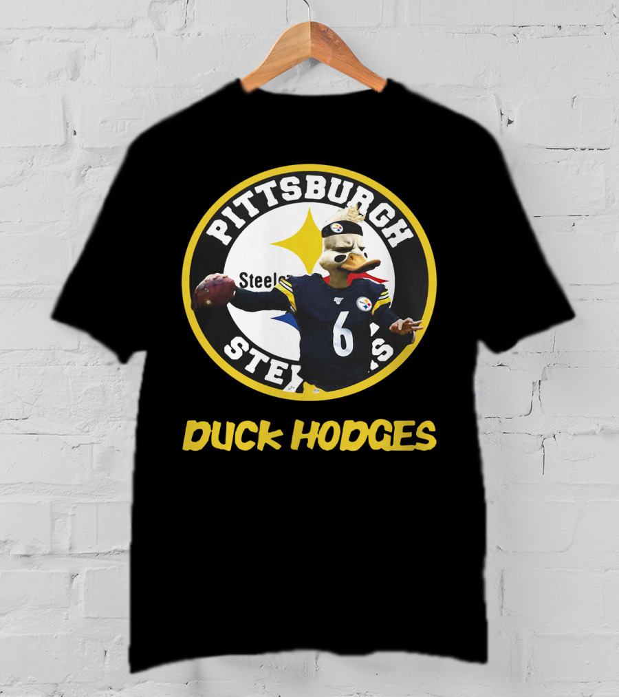 Pittsburgh Steelers Duck Hodges Football T-Shirt