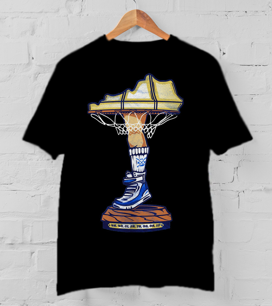 Kentucky State Leg Lamp Basketball Shoe Trophy 48 49 51 58 78 96 98 12 T-Shirt
