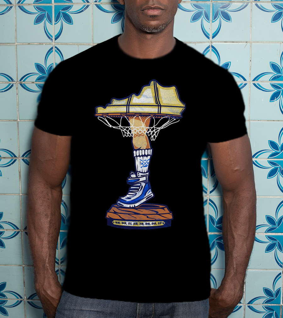 Kentucky State Leg Lamp Basketball Shoe Trophy 48 49 51 58 78 96 98 12 T-Shirt