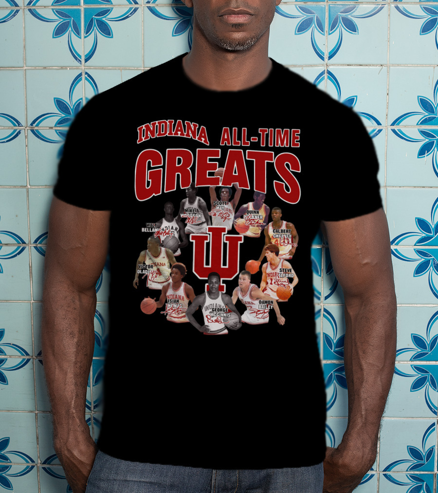 Indiana All-Time Greats IU Basketball Legends T-Shirt