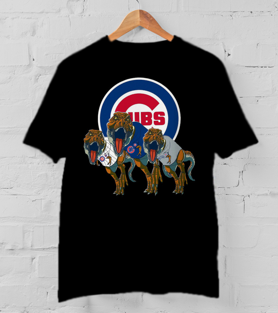 Cubs Logo T-Rex Trio T-Shirt