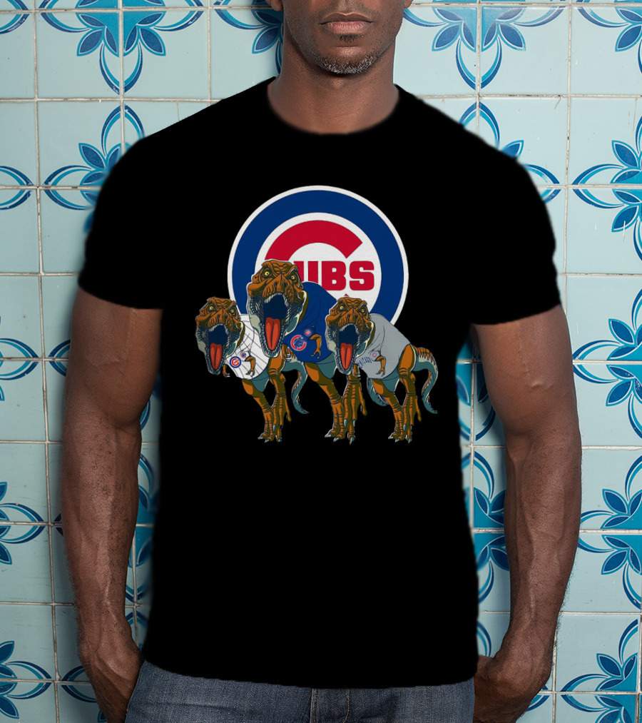Cubs Logo T-Rex Trio T-Shirt