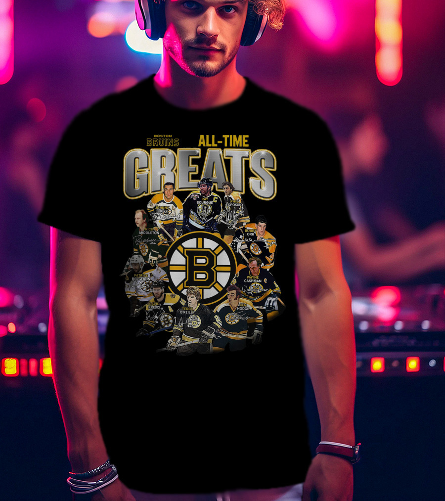 Boston Bruins All-Time Greats T-Shirt