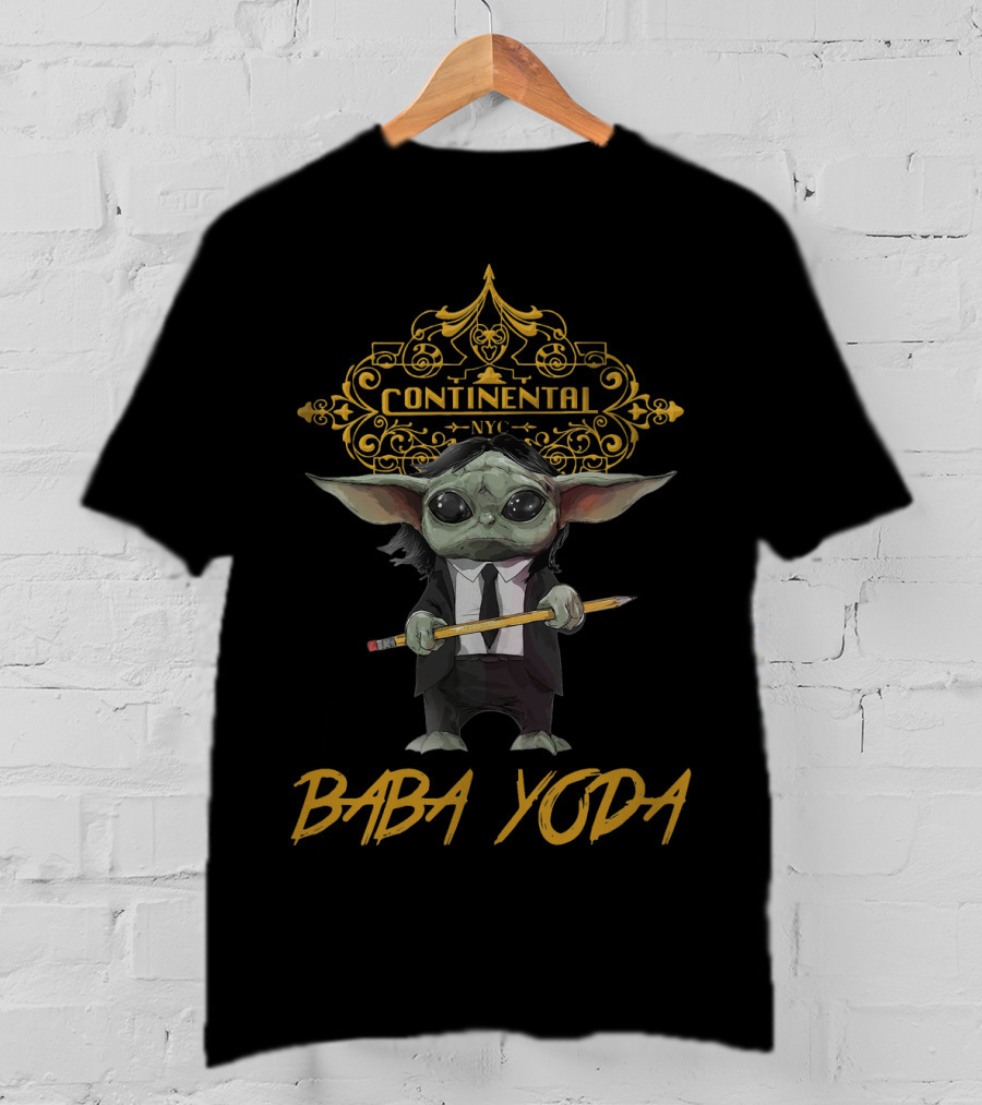 Continental NYC Baba Yoda John Wick Fusion T-Shirt