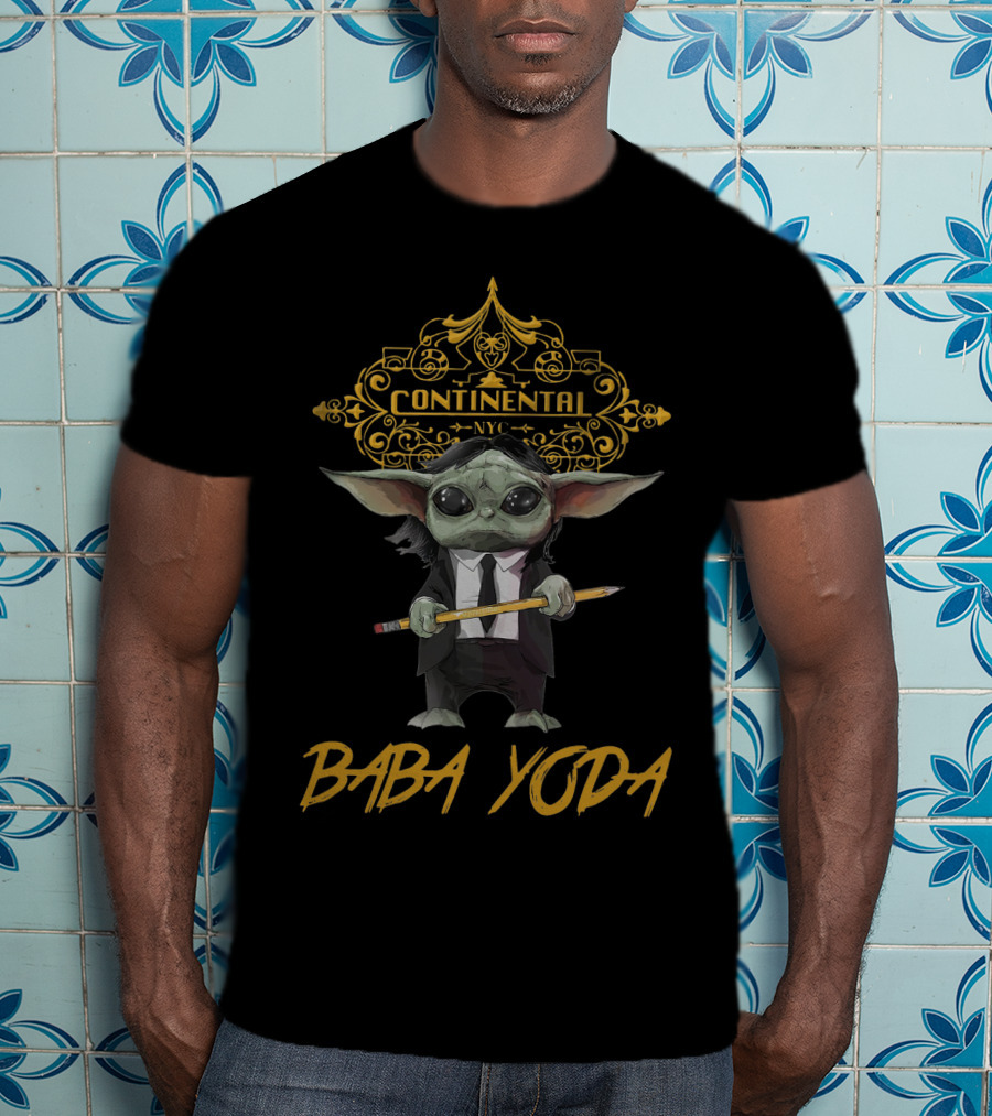 Continental NYC Baba Yoda John Wick Fusion T-Shirt