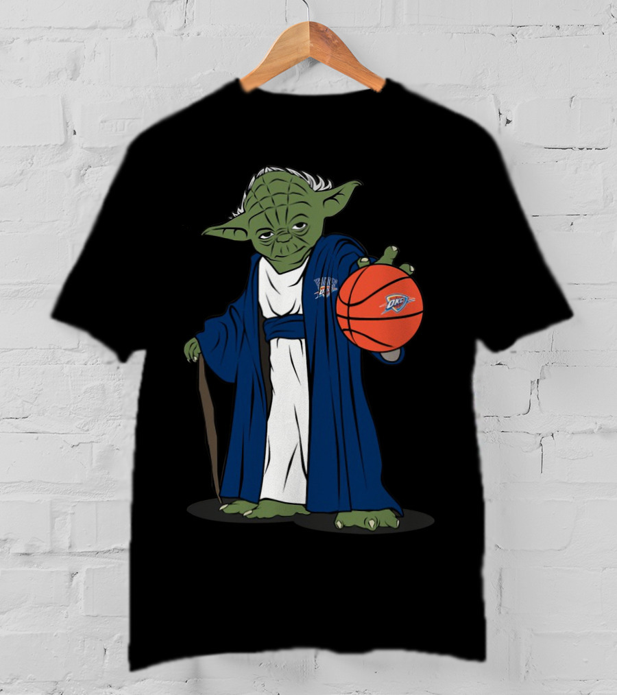 Master Yoda Oklahoma City Thunder Basketball Character T-Shirt