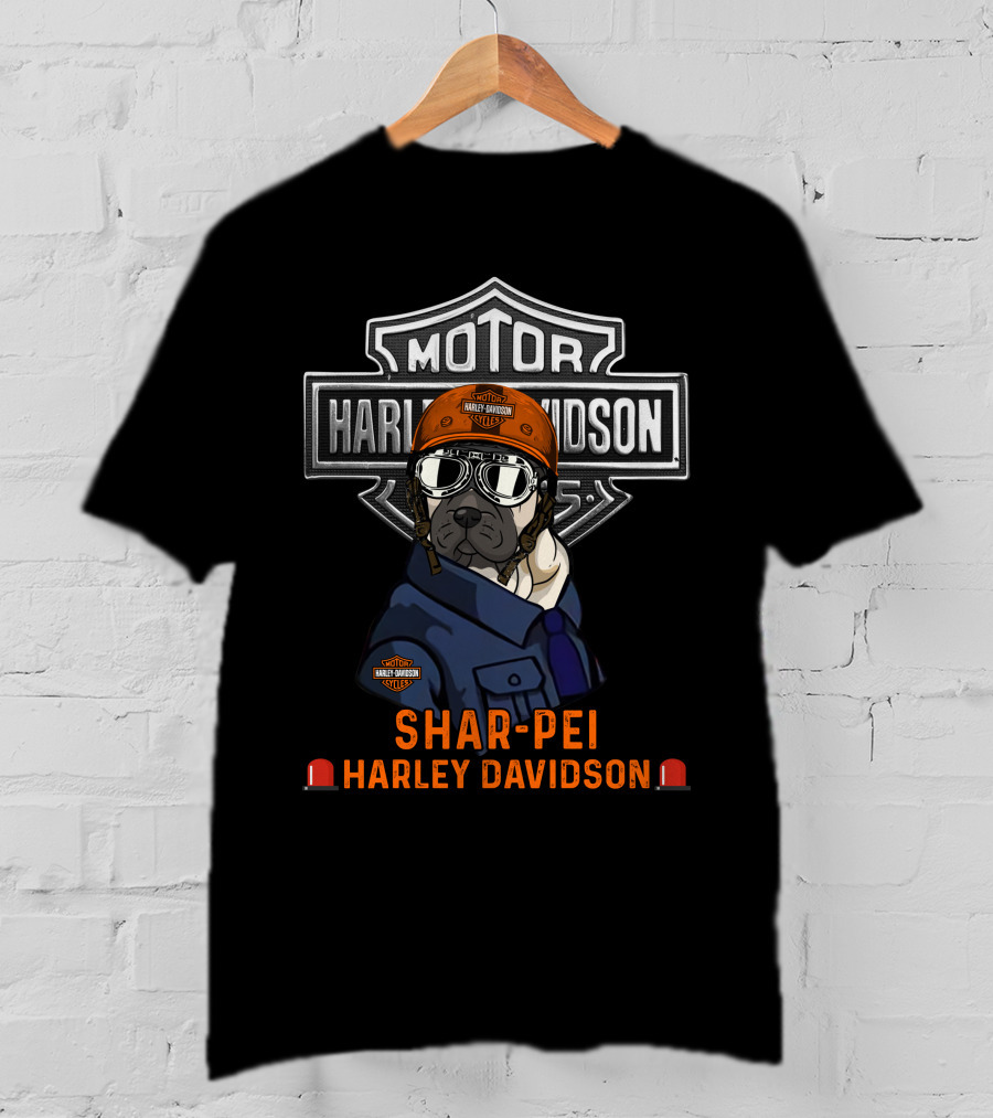 Motor Harley Davidson Shar-Pei Hdteex 112V3 T-Shirt