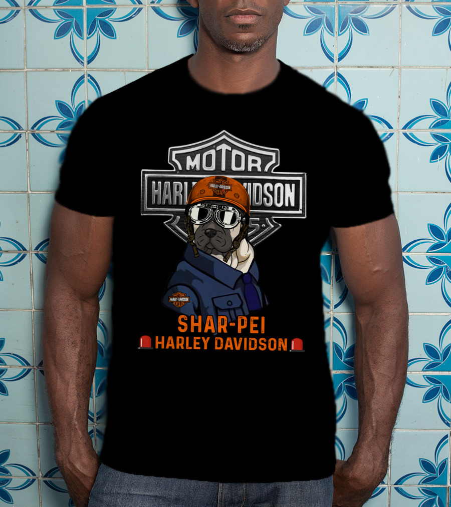 Motor Harley Davidson Shar-Pei Hdteex 112V3 T-Shirt