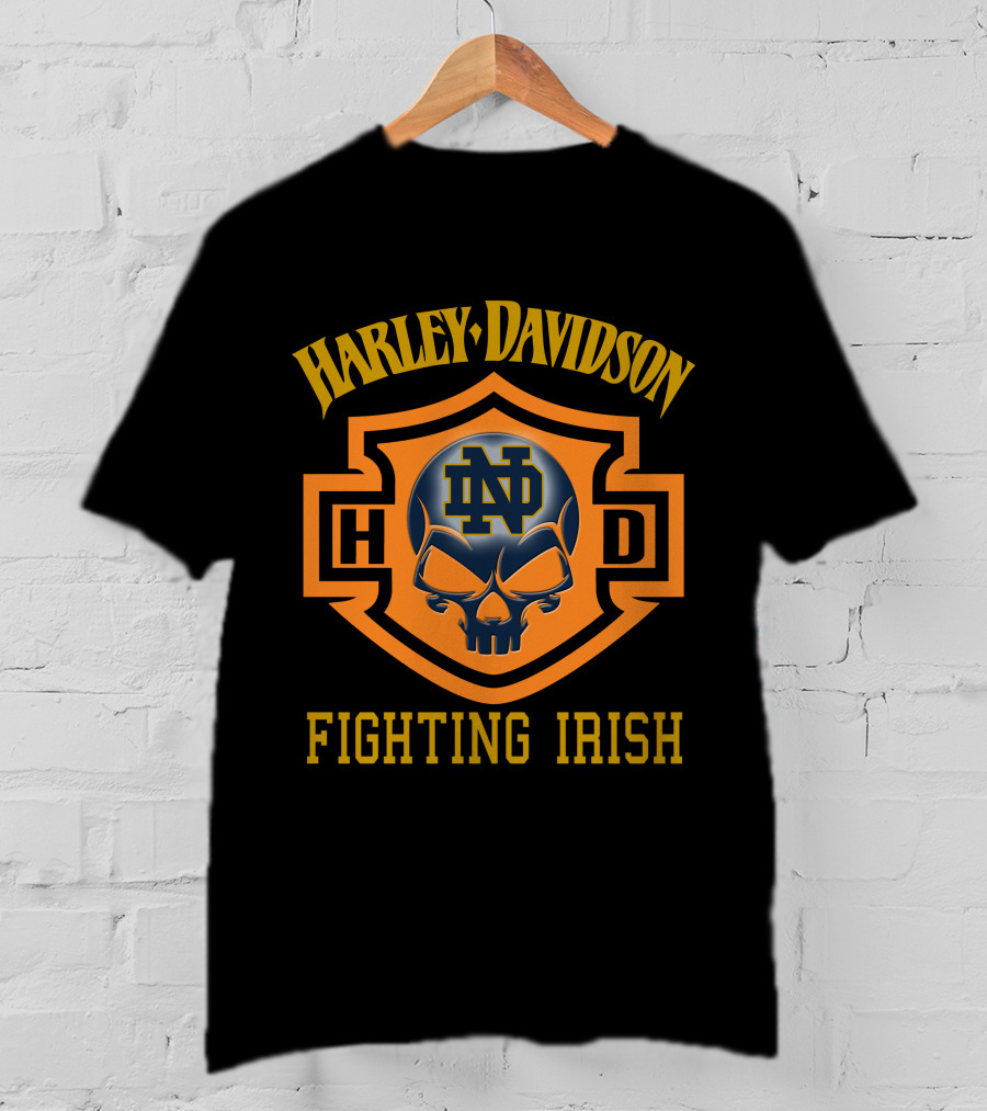 Harley Davidson Nd Fighting Irish 127 T-Shirt
