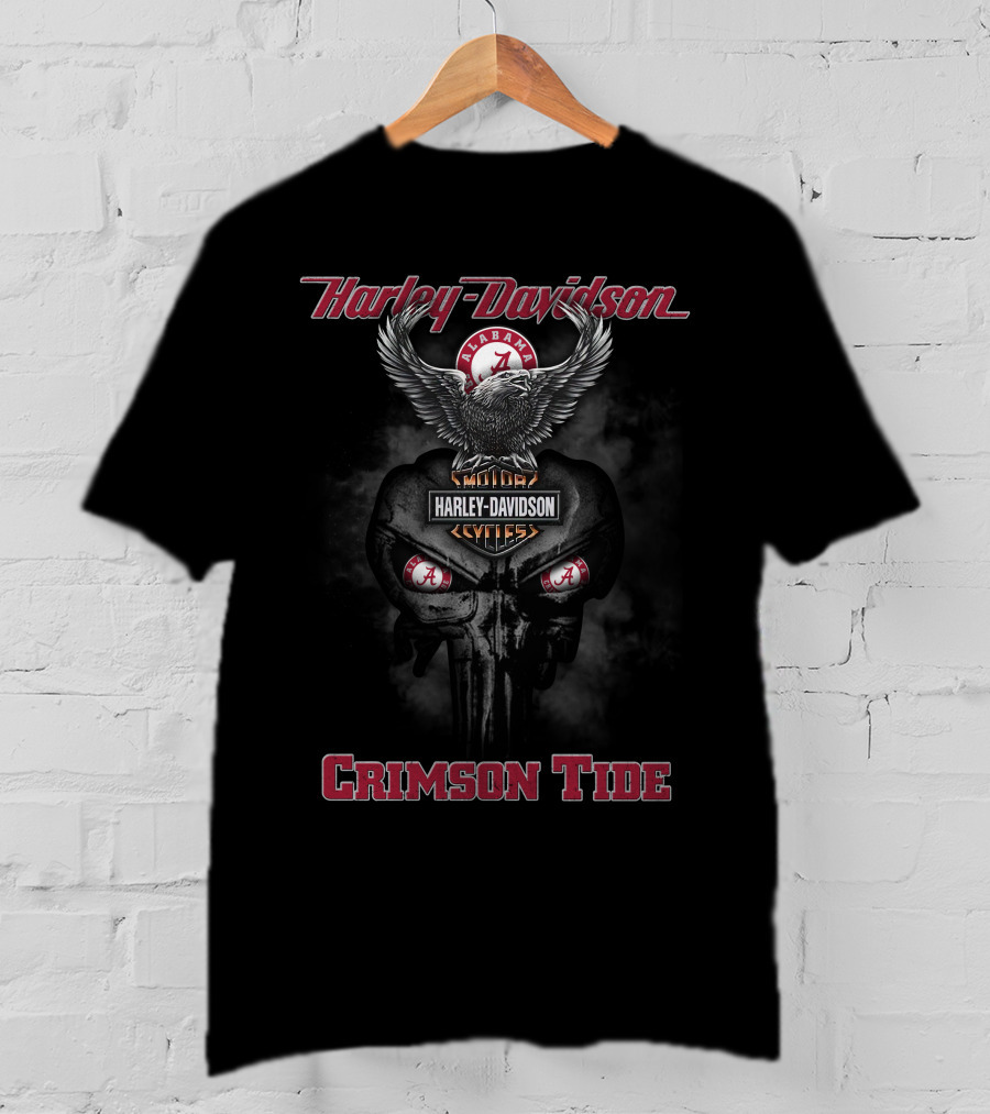 Harley Davidson Alabama Crimson Tide Crimson Tide 126 T-Shirt