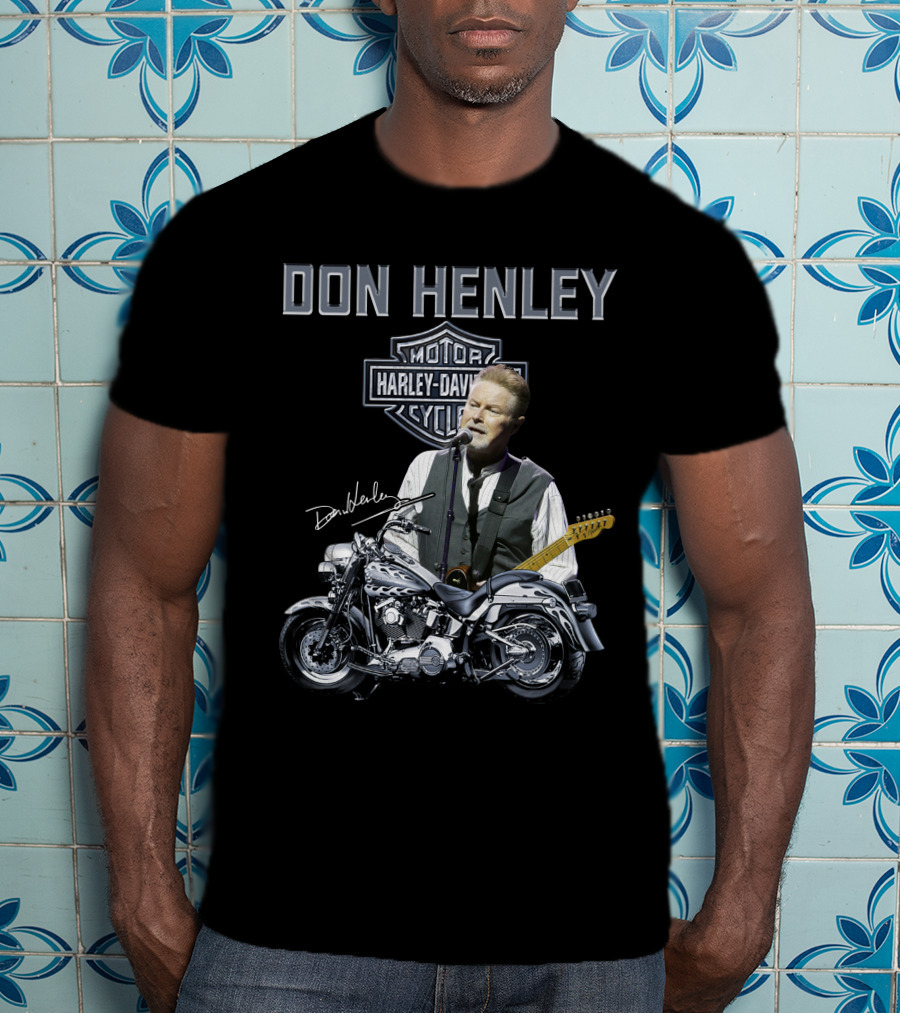 Don Henley Harley Davidson Motorcycle Music Legend T-Shirt