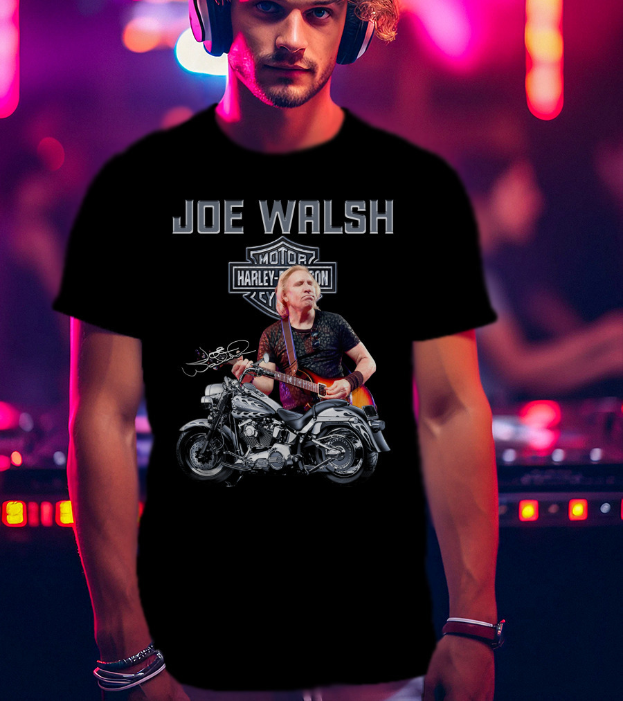 Joe Walsh Harley Davidson Motorcycle Legends T-Shirt