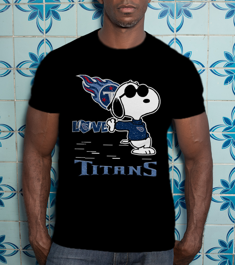 Snoopy Love Tennessee Titans Football Passion T-Shirt