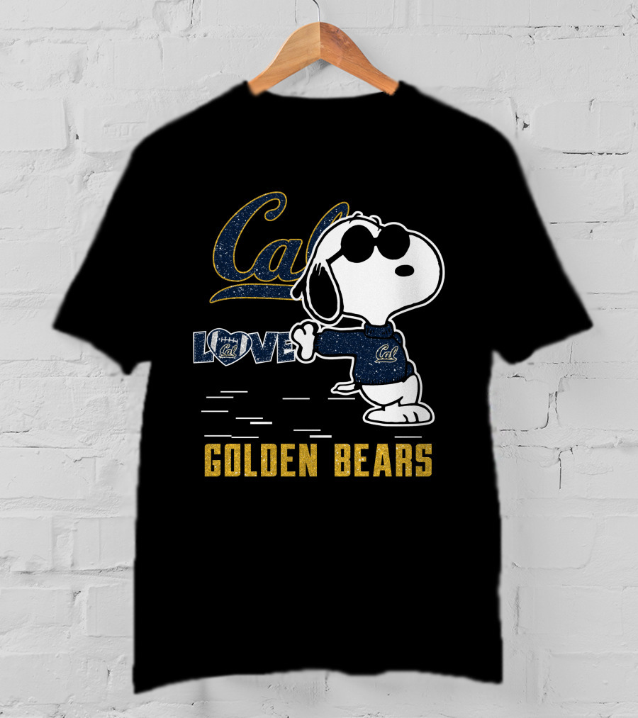 Snoopy Loves Cal Golden Bears California T-Shirt