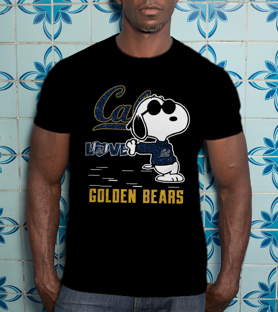 Snoopy Loves Cal Golden Bears California T-Shirt