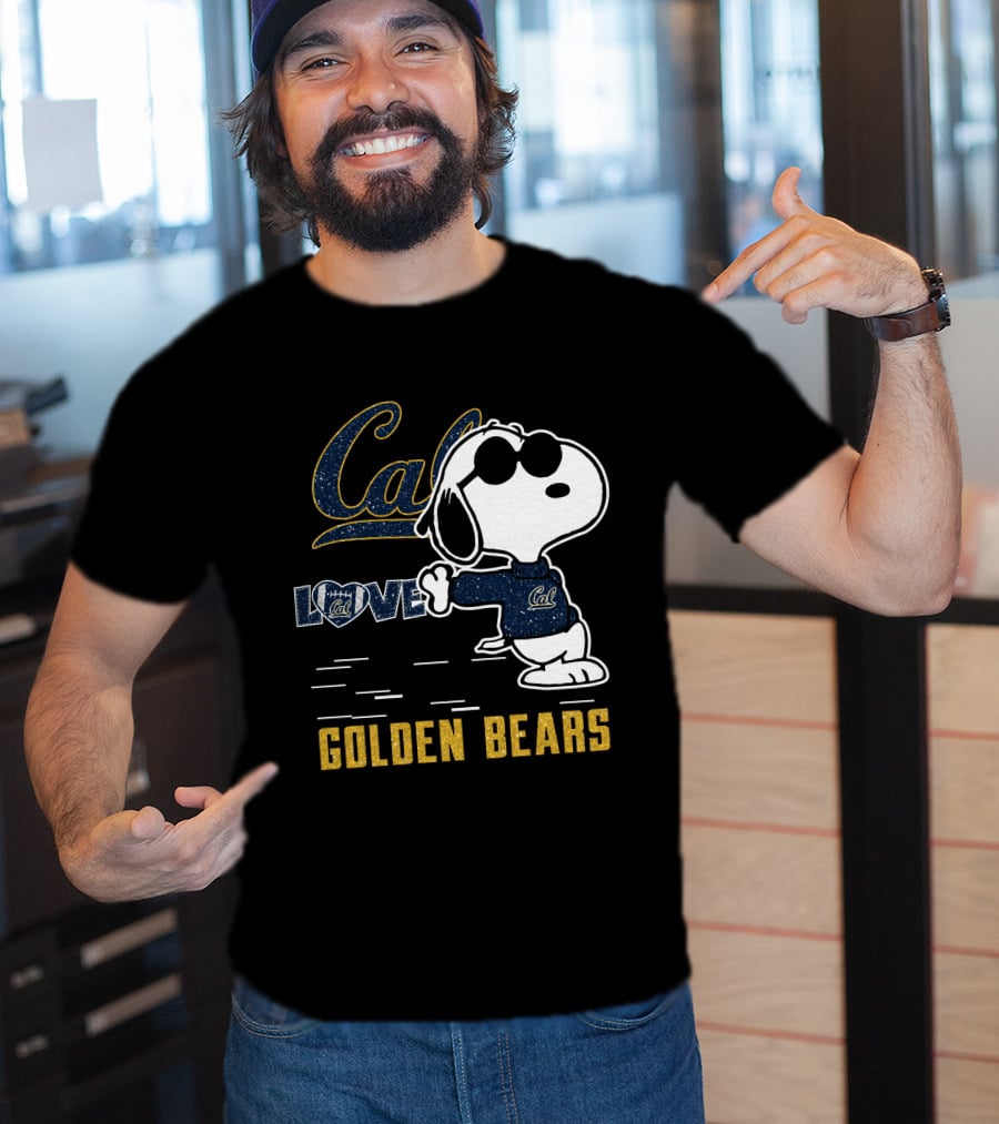 Snoopy Loves Cal Golden Bears California T-Shirt