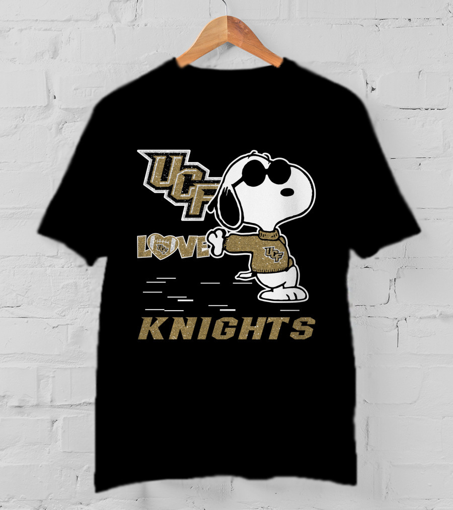 Snoopy UCF Love Knights Football T-Shirt