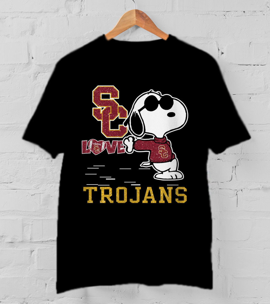 Snoopy USC Love Trojans T-Shirt
