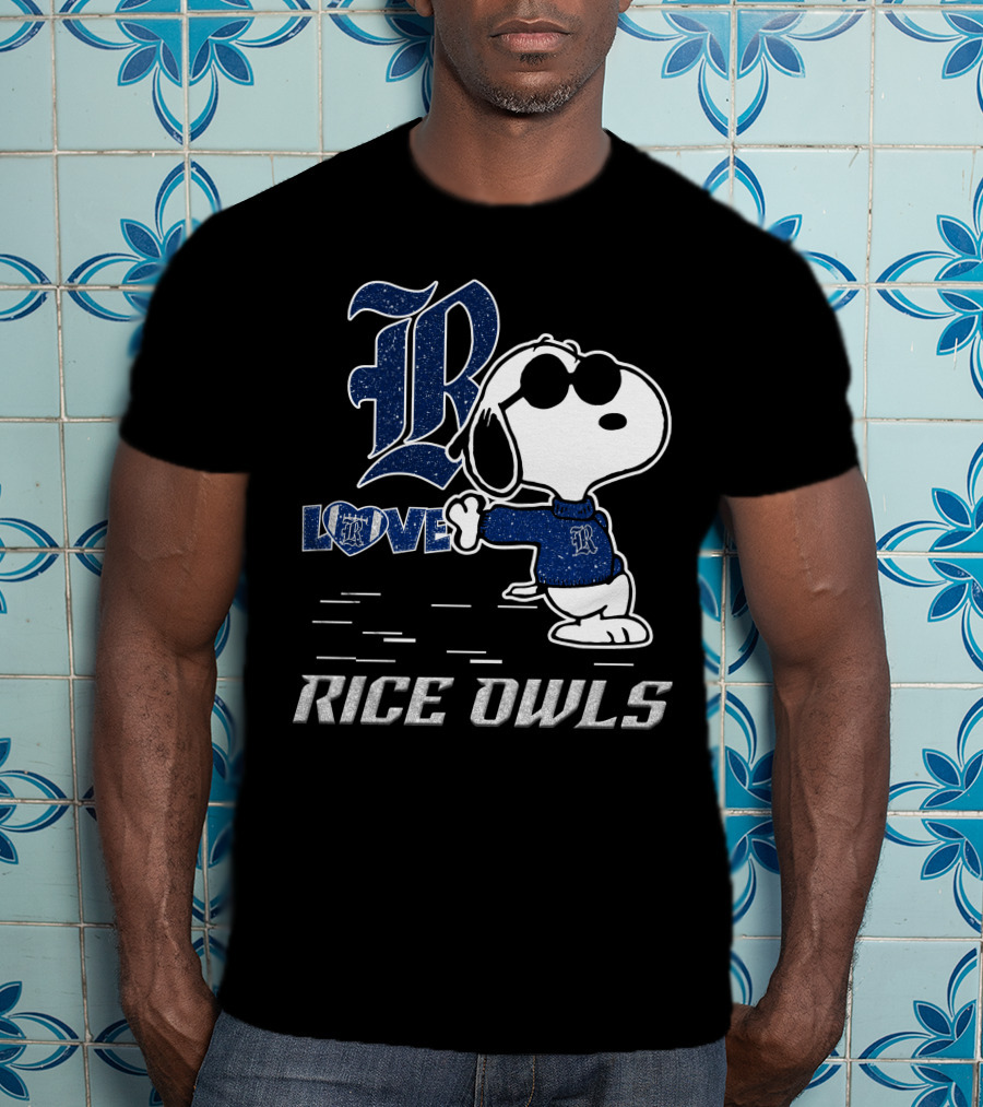 Snoopy Rice Owls Love T-Shirt