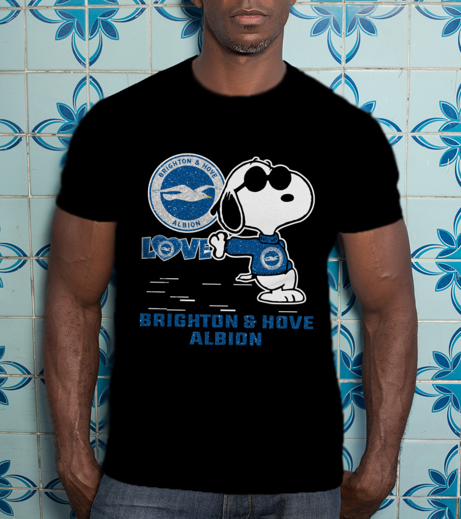 Snoopy Love Brighton & Hove Albion T-Shirt