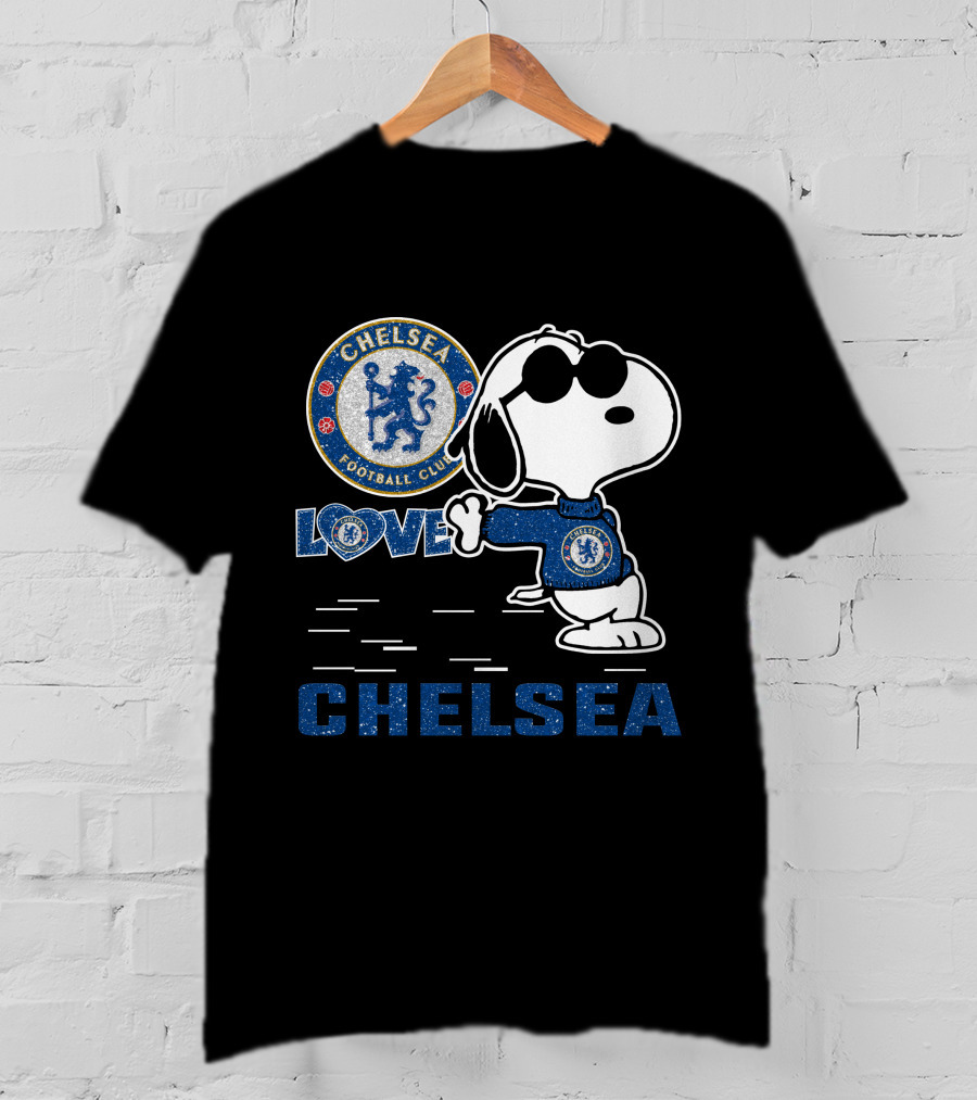 Snoopy Love Chelsea Football Club 131 T-Shirt