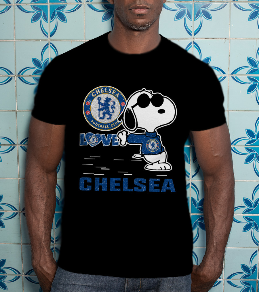 Snoopy Love Chelsea Football Club 131 T-Shirt