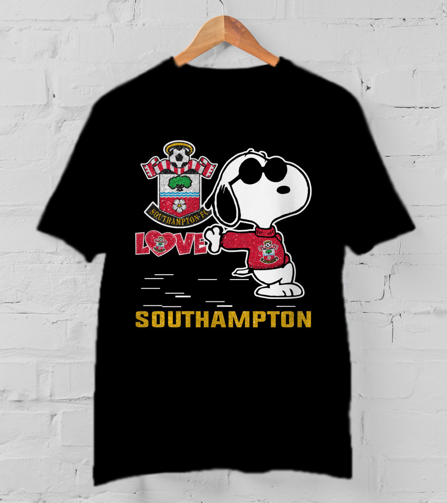 Snoopy Southampton Fc Love T-Shirt