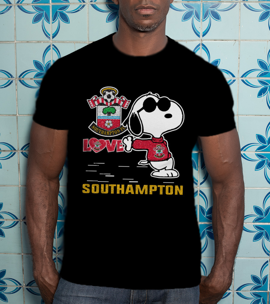 Snoopy Southampton Fc Love T-Shirt