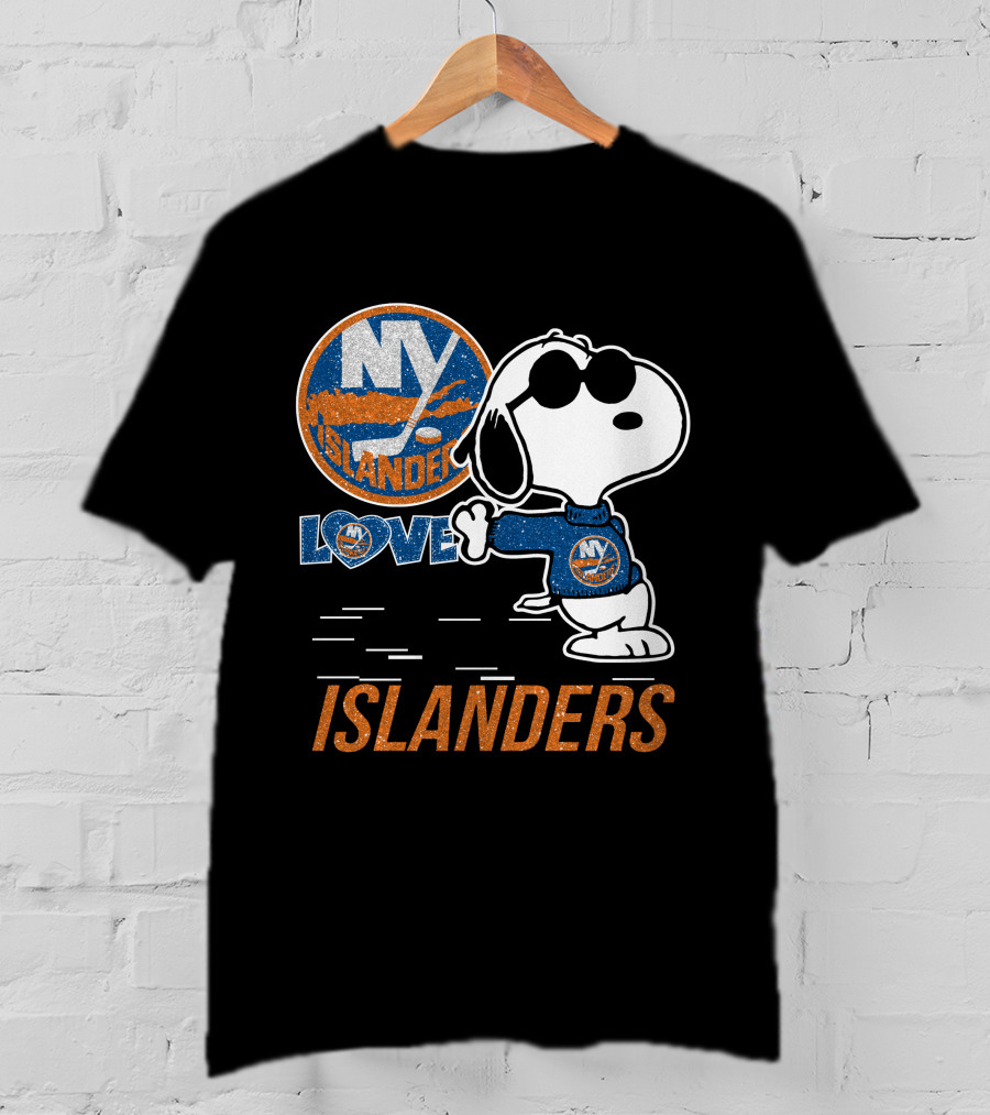Snoopy Love NY Islanders T-Shirt