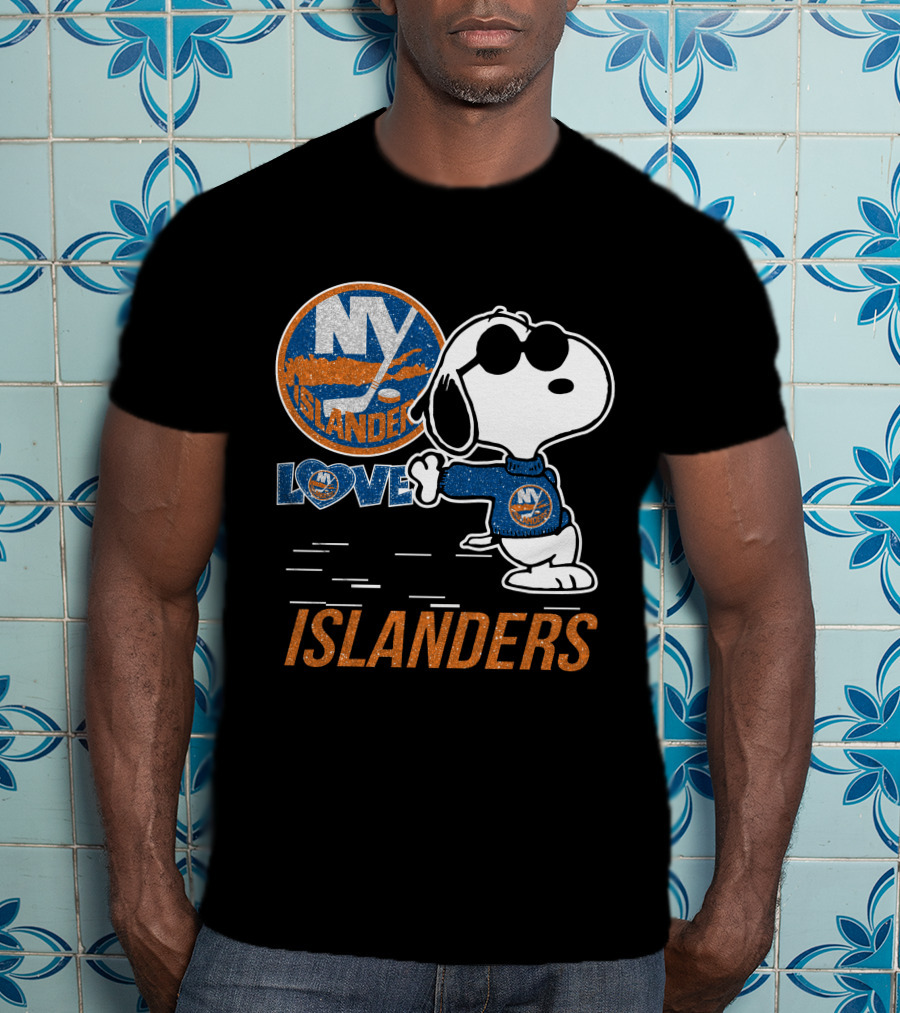 Snoopy Love NY Islanders T-Shirt