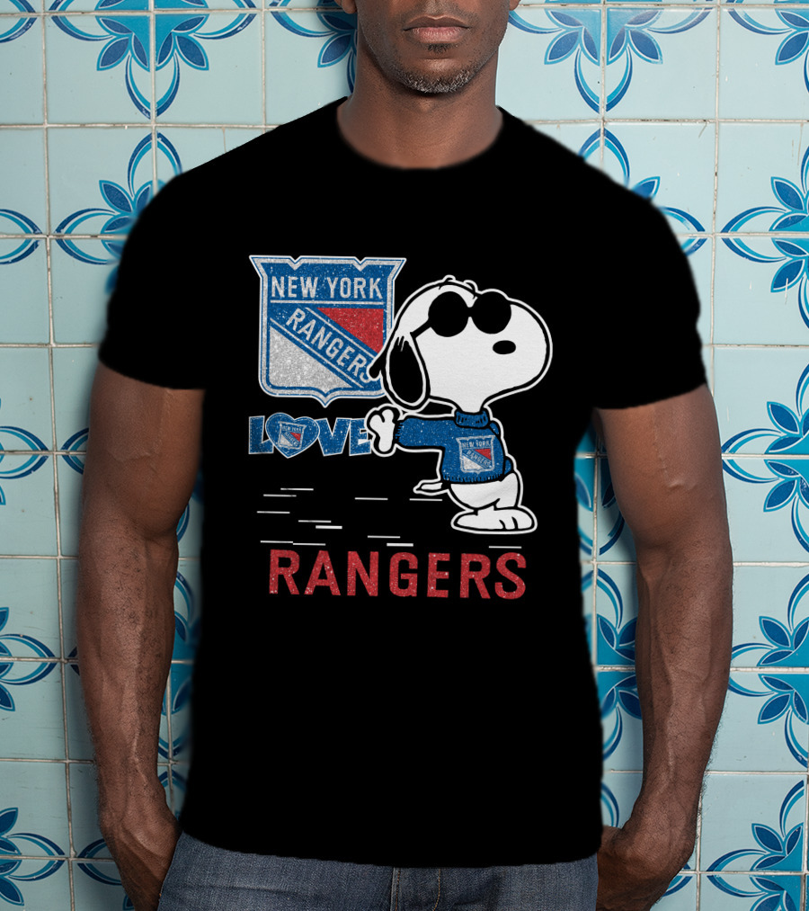Snoopy Love New York Rangers T-Shirt