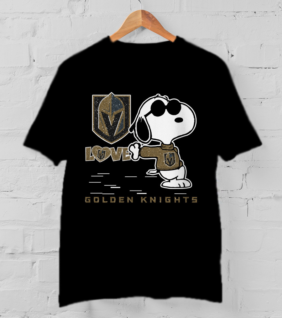 Snoopy Love Vegas Golden Knights T-Shirt