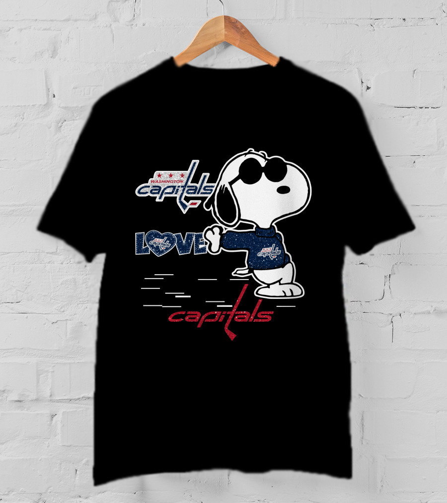 Snoopy Washington Capitals Love Capitals T-Shirt