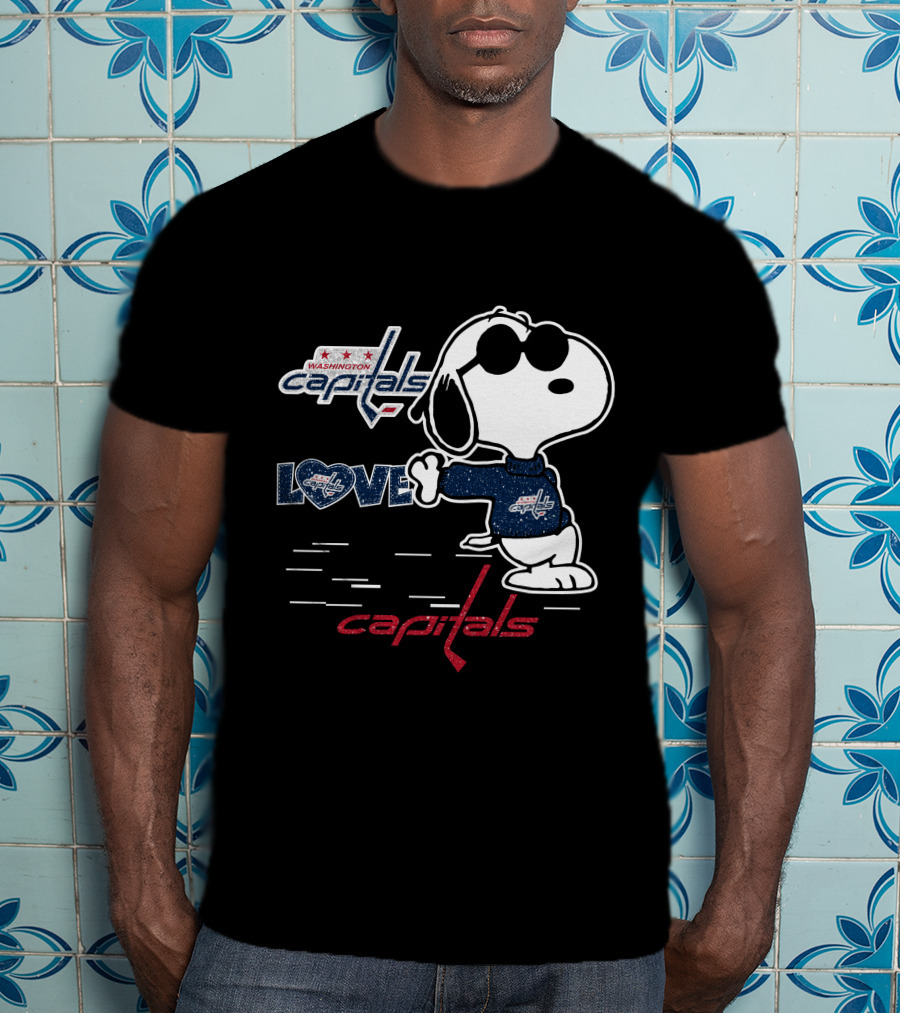 Snoopy Washington Capitals Love Capitals T-Shirt