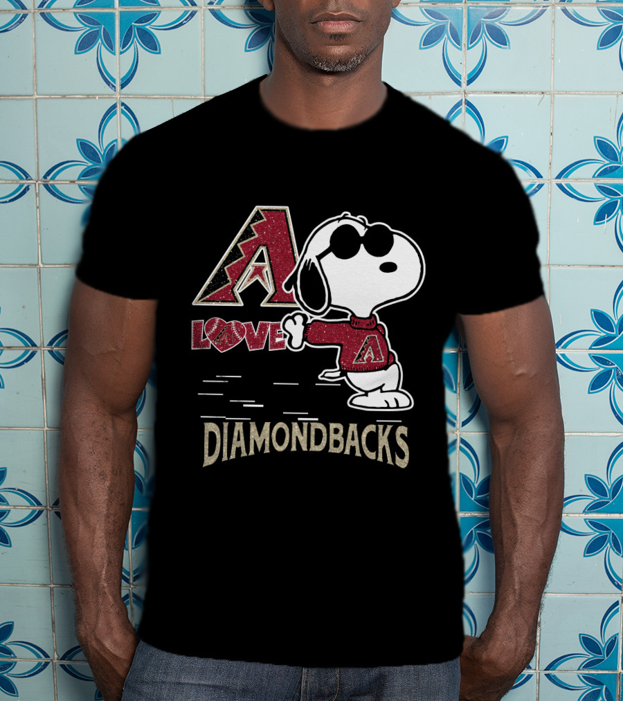 Snoopy Love Arizona Diamondbacks A T-Shirt