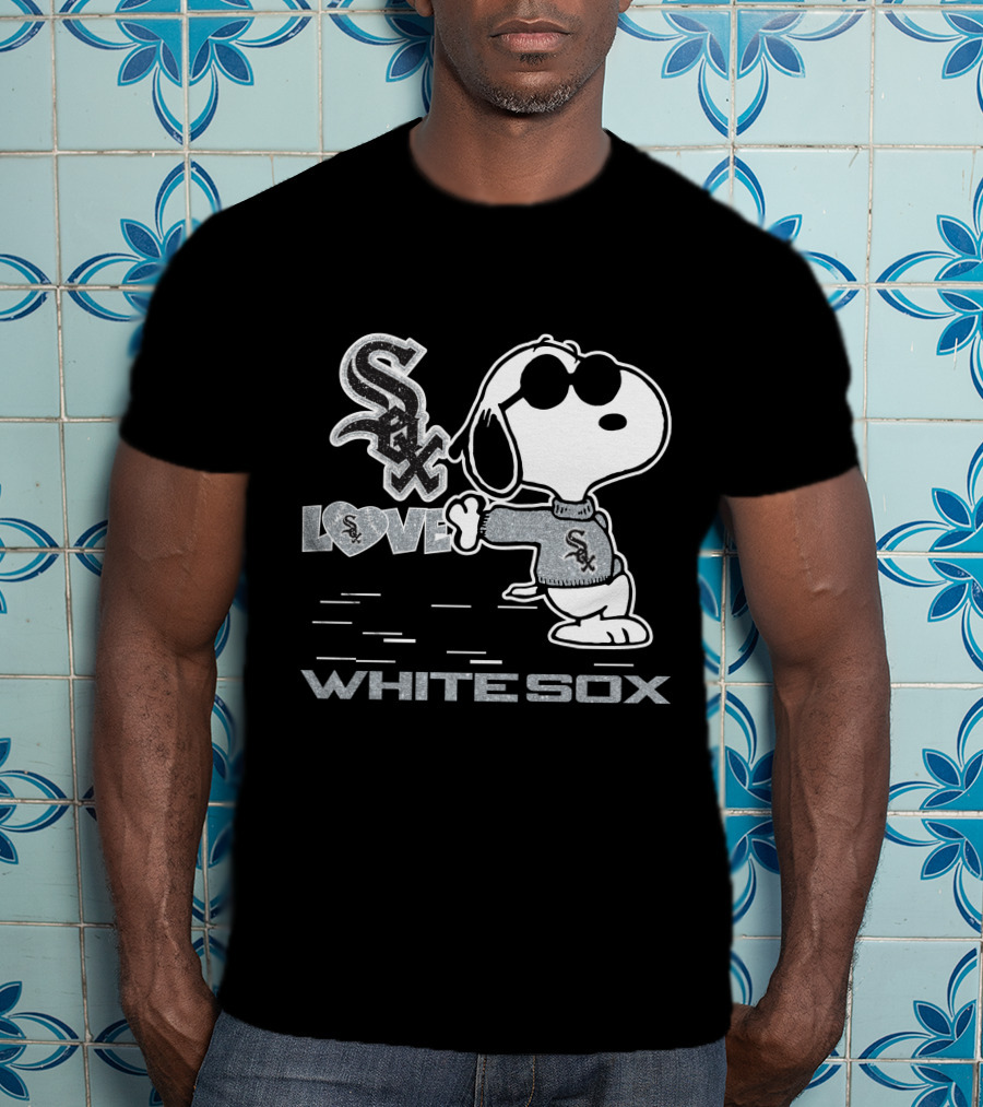 Snoopy Sox Love White Sox T-Shirt