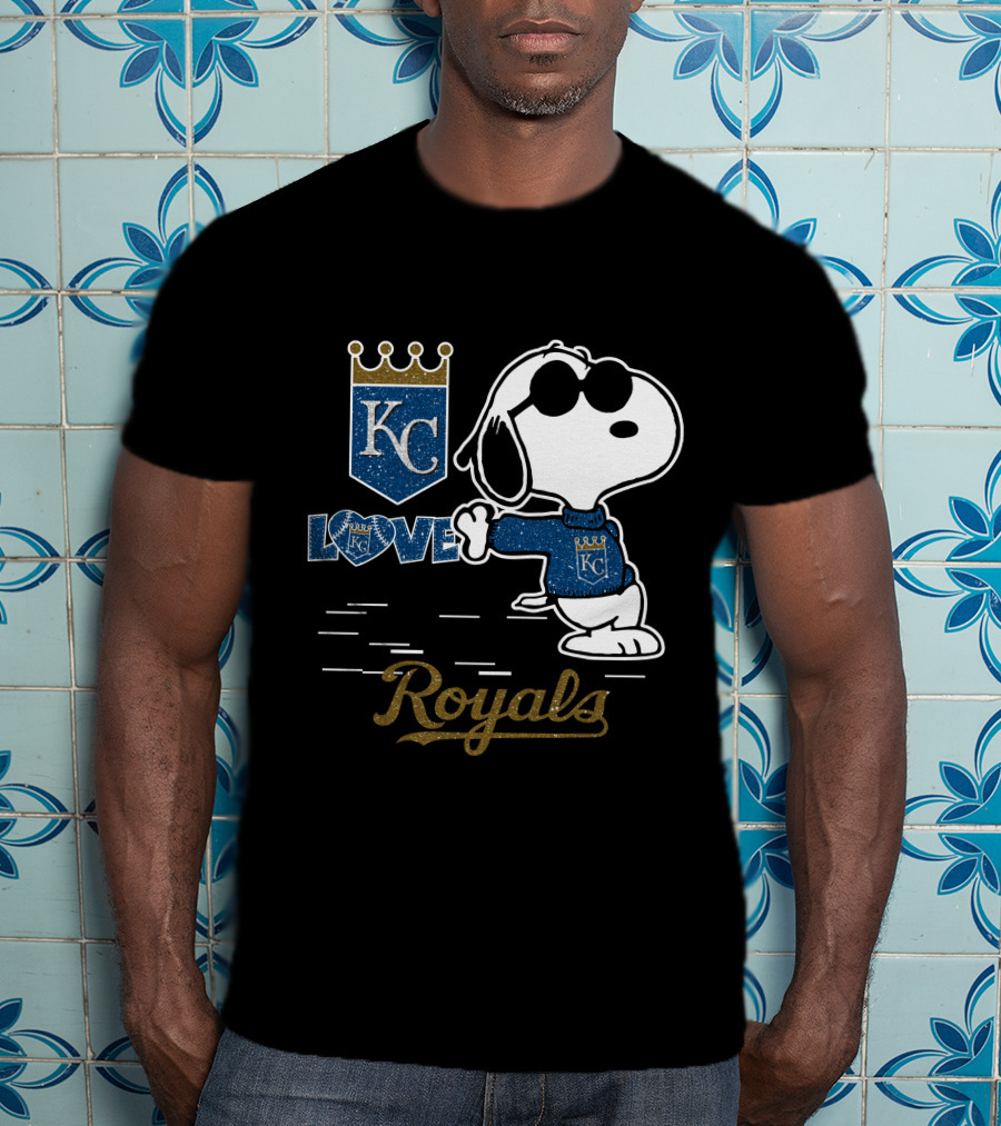 Snoopy KC Love Royals T-Shirt