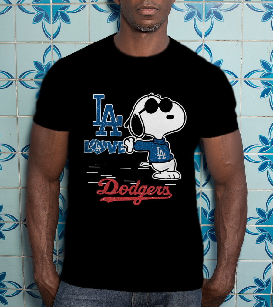 Snoopy LA Love Dodgers T-Shirt