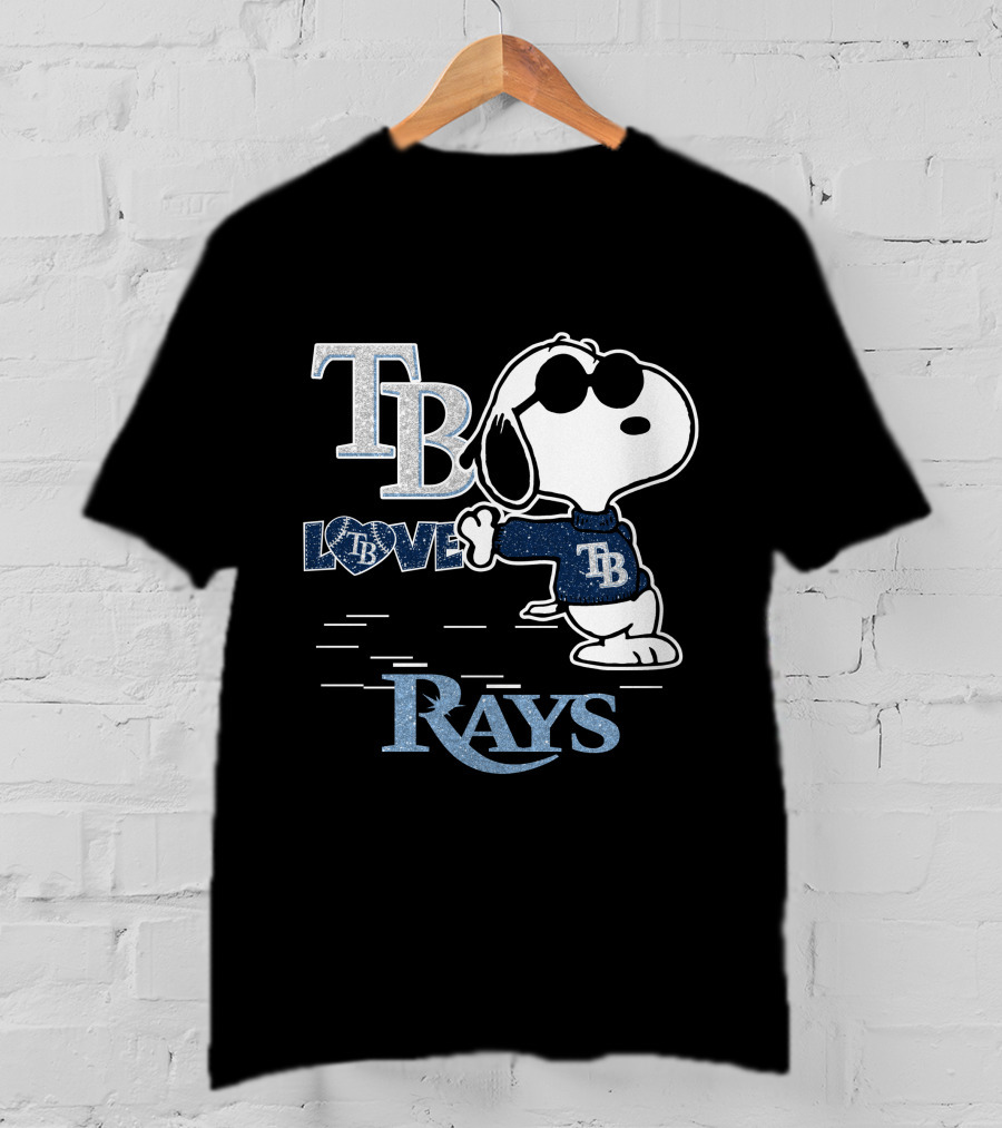 Snoopy TB Rays Love T-Shirt
