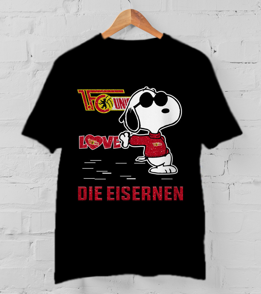 Snoopy Love 1. FC Union Berlin Die Eisernen T-Shirt