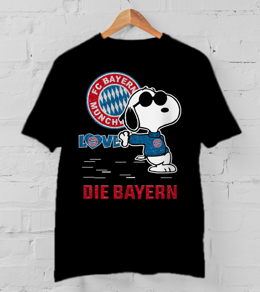 Snoopy Love FC Bayern München Die Bayern T-Shirt