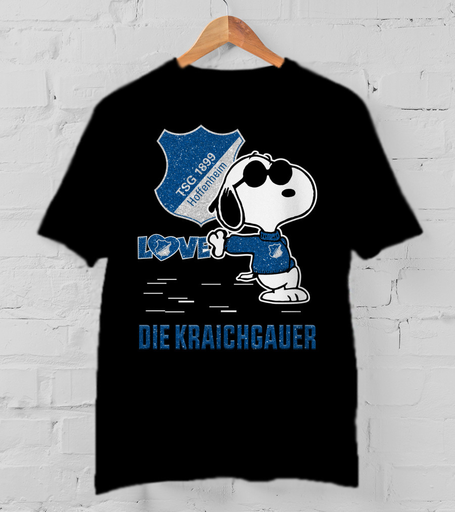 Snoopy Love TSG 1899 Hoffenheim Die Kraichgauer T-Shirt